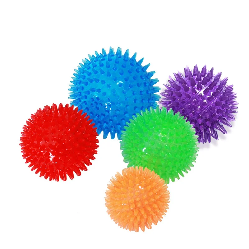 

Игрушки для домашних животных, собак, кошек, щенков, звуковая игрушка, мяч для чистки зубов в горошек, тренировочная игрушка для домашних животных из ТПР, жевательные мячи, аксессуары