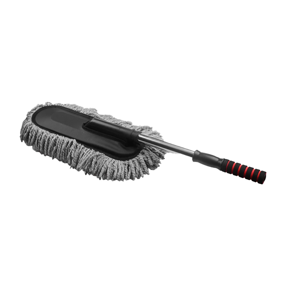 

Auto Detailing Tools Extendable Paint Care Long Handle Car Duster Wash Mop Ash Portable Cleaning Brush Sweeping Scratch Free