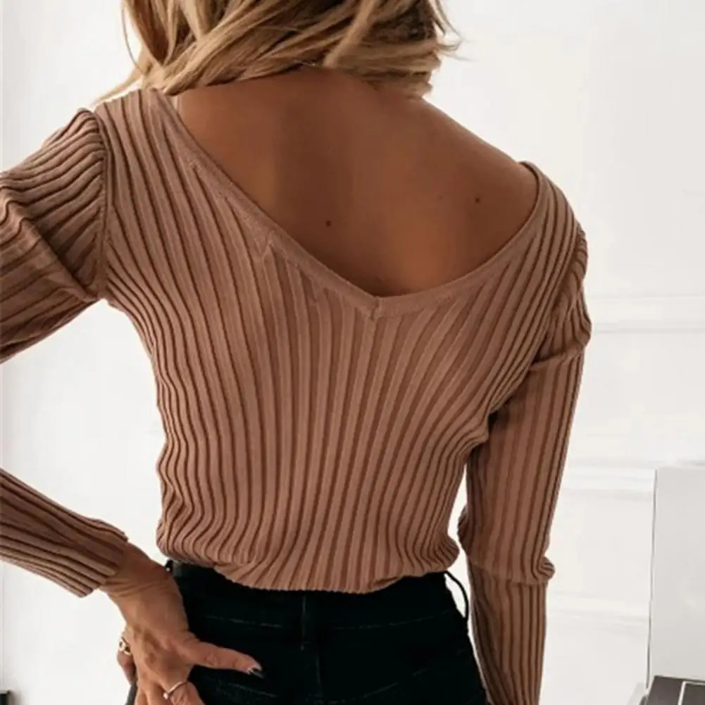 

Fashion Bottoming Shirt Long Sleeve Stretchy Warm Solid Basic Bottoming Tops Undershirt