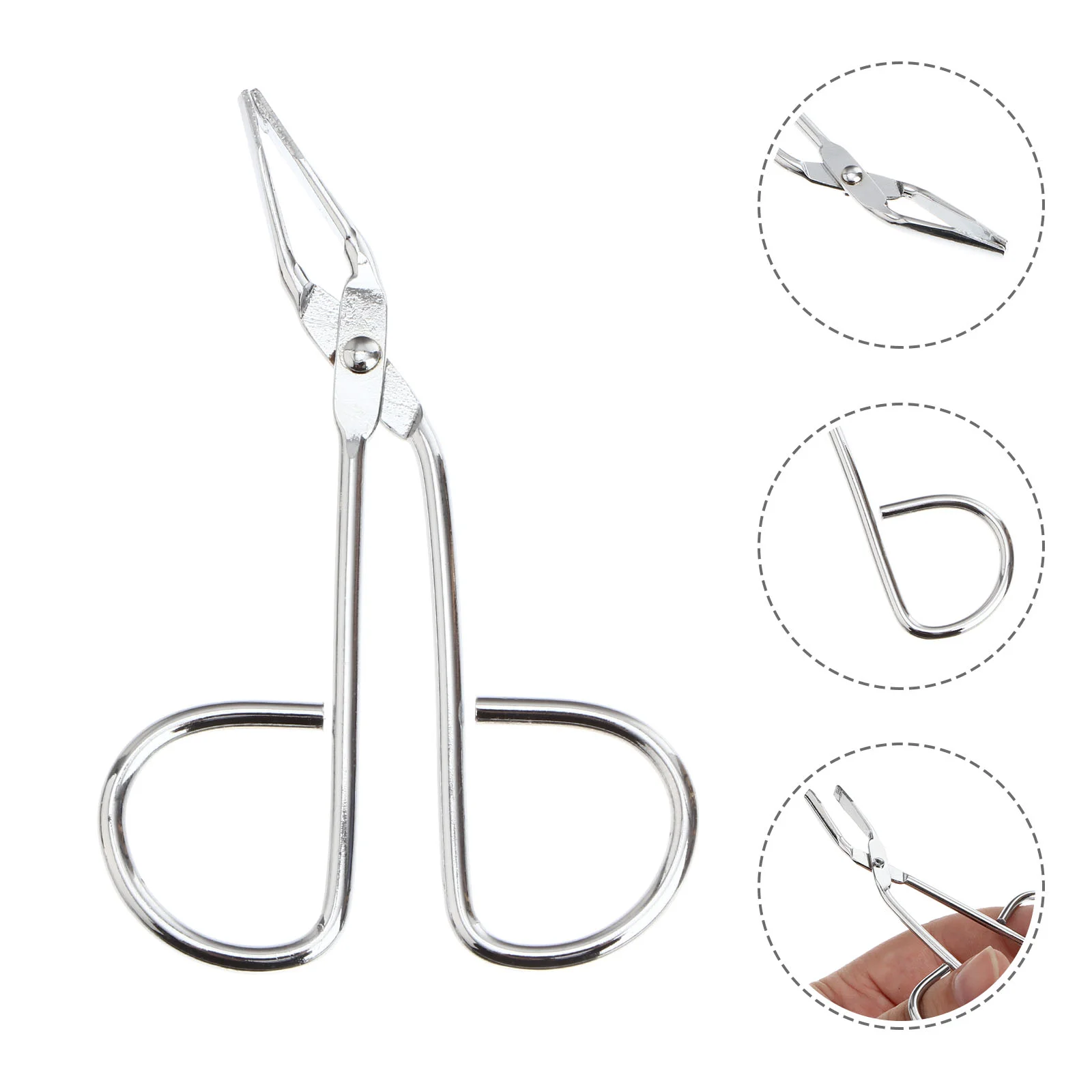 

Stainless Steel Hair Remover Scissor Plier Hair Clip For Lady Men