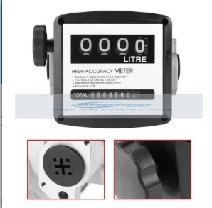 Высокоточный механический топливный манометр 4-значный расходомер топлива