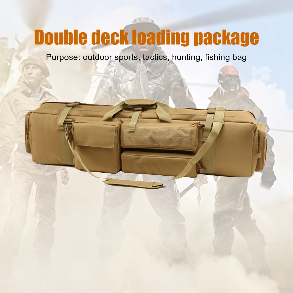 Двухслойный уличный Защитный Чехол Molle с плечевым ремнем для M249 нейлоновая сумка