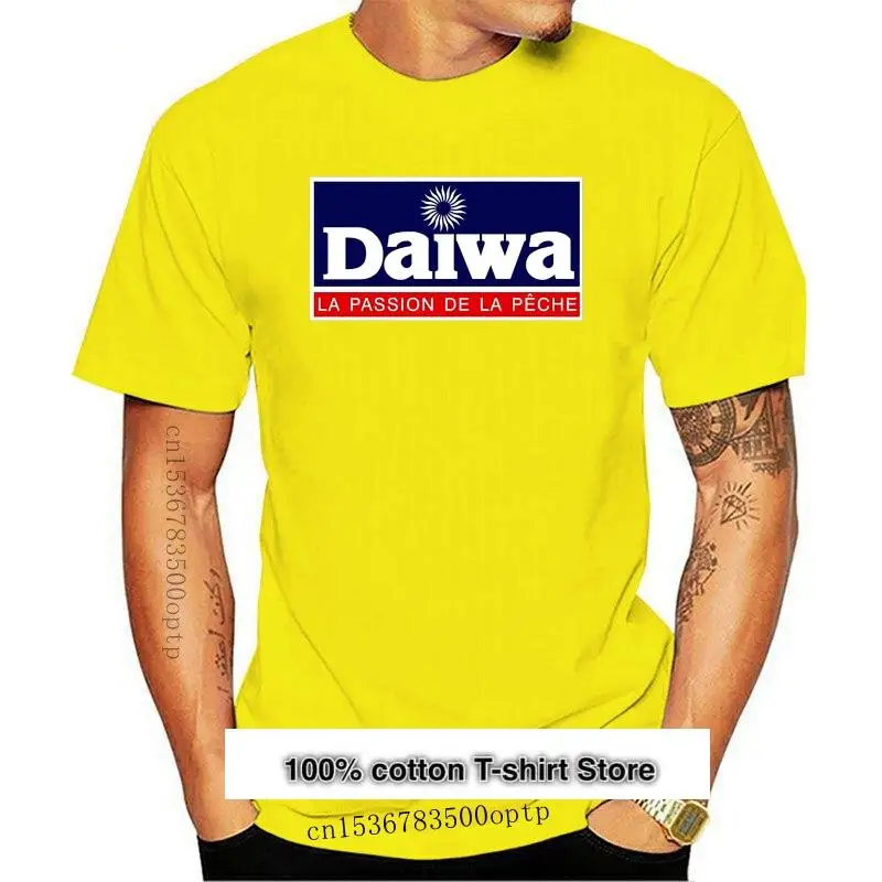 Daiwa-Camiseta de pesca para hombre, camisa con logo antiguo, 2