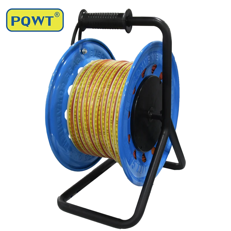 

PQWT 100M Best quality metal deeper water meter, range 14mm probe water drilling rig water level meter