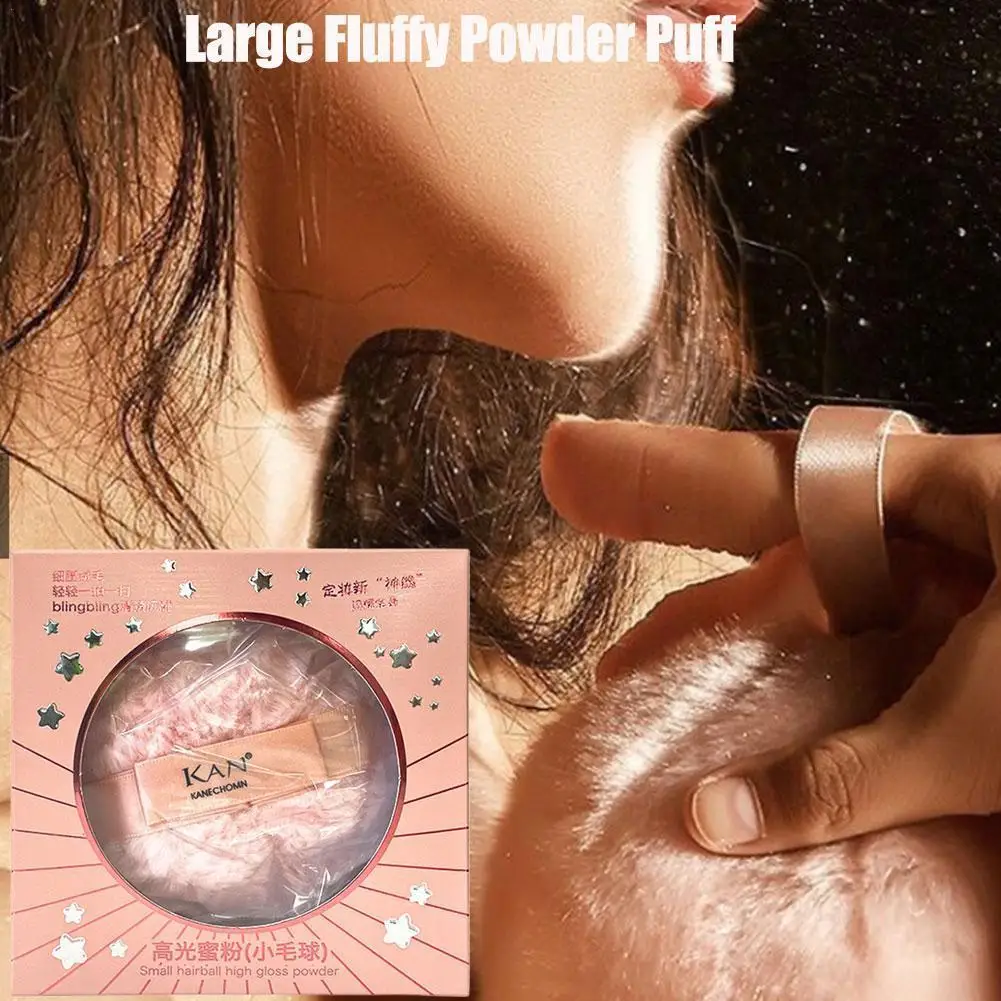 

Блестящая медовая пудра K8J1, небольшой шарик для волос, пудра для волос, приятная для кожи, пудра с блестками, персик, мягкий блеск, контроль м...