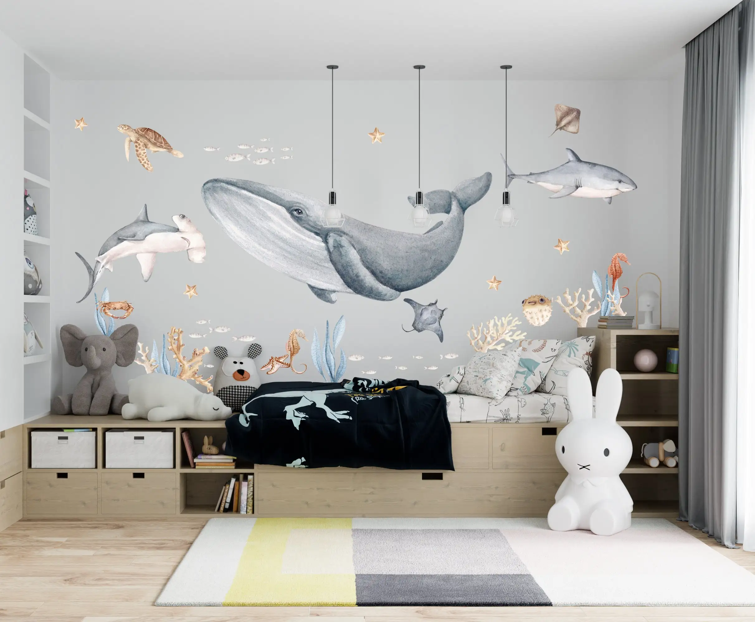 

Настенная наклейка Duruibom Морские животные