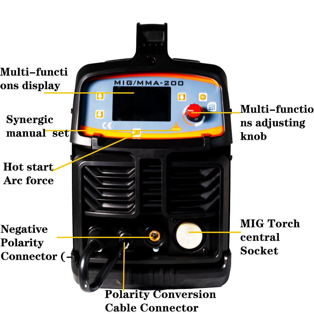 PLASMARGON Mig/MAG 3 in 1Aluminum Welding Machine DC inverter Semi-automatic Arc 200A machine Lift tig/MMA/MIG | Инструменты
