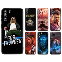 avengers thor for samsung a91 a72 a71 a53 a52s a51 a42 a33 a32 a22 a21s a13 a03s a02s a01 core black phone cover funda case capa