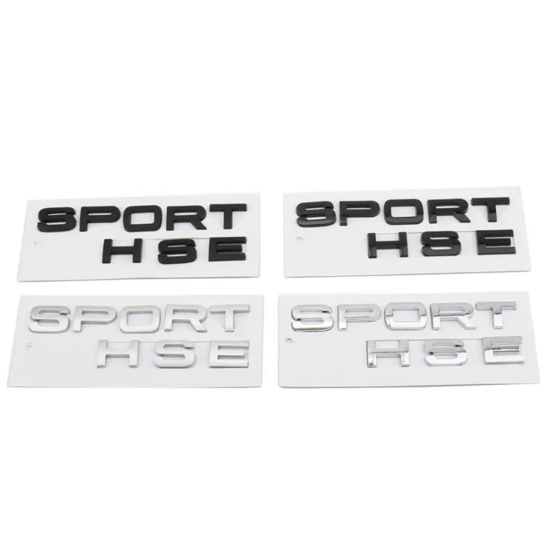 

SPORT-HSE letter logo car sticker for Range Rover Sport modified universal accessories trunk tail standard decorative decal