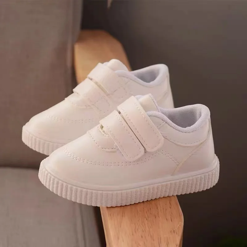 New Fashion High Quality Boys White Toddler Sneaker Children Flat Shoes Casual Baby Kids Baby Girl Shoes Running Shoes Gift