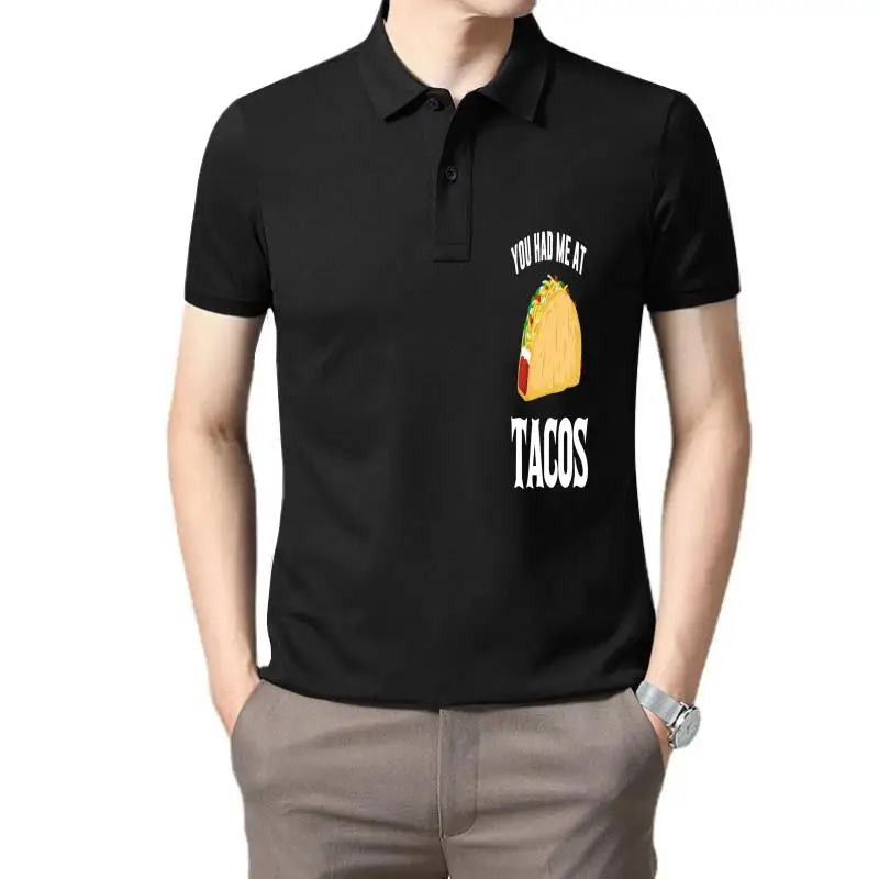 

Модная мужская футболка You Had Me At Tacos, забавная футболка с едой