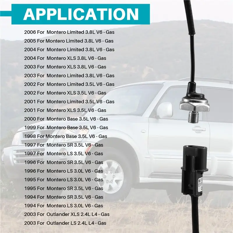 Фото Датчик детонации E1T15678 E1T15576 MD304932 для Outlander, Montero, Eclipse, Lancer, Endeavor, Galant №4