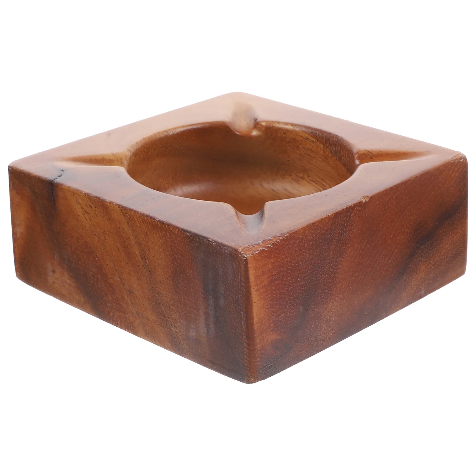 

Wooden Ashtray Household Ash Holder Ash Holder Tabletop Ash Tray For Outdoors and Indoors