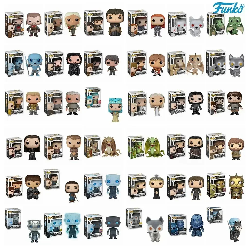 FUNKO Pop New Full Styles Game of JON SNOW DAENERYS OLENINA Tyrion JAIME Thrones LANNISTER Renly Lord Коллекция фигурок
