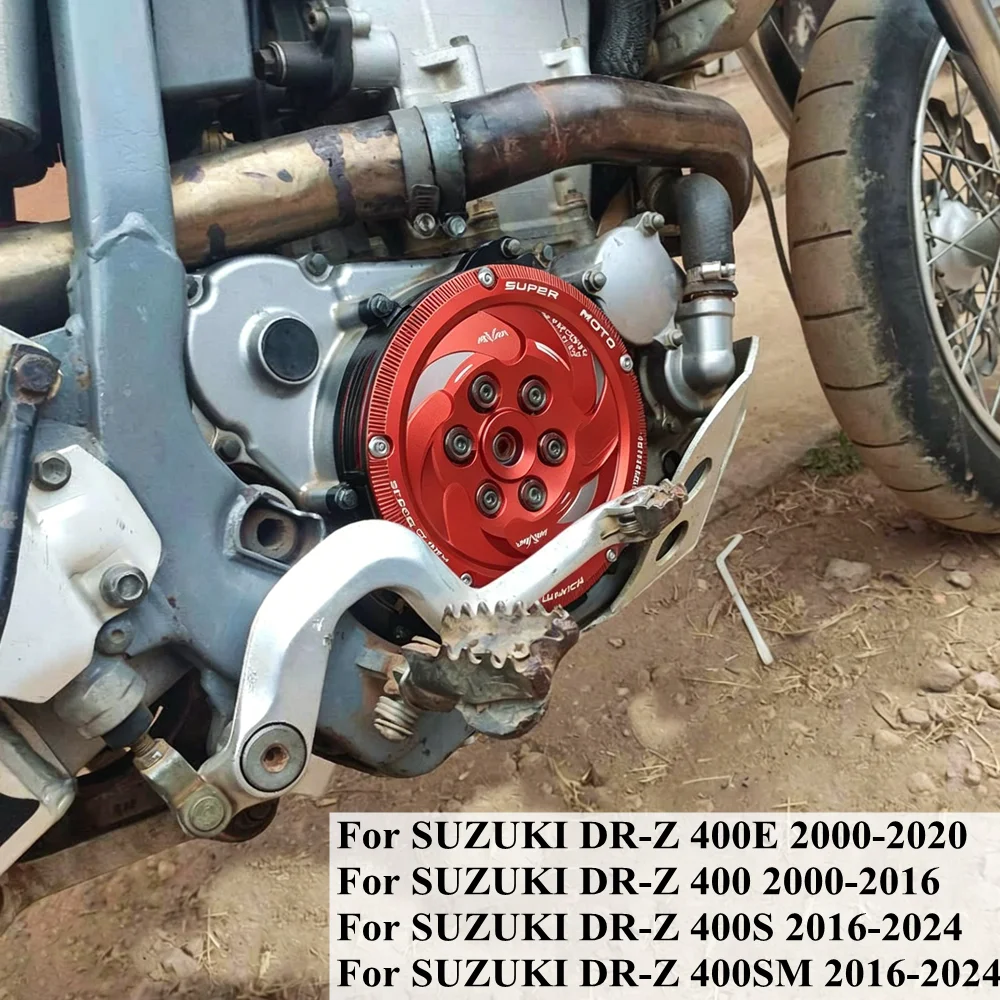 Фото Прозрачная крышка сцепления двигателя для Suzuki DRZ400S DRZ400SM 2016-2024, DRZ400, DRZ400E, DR-Z, DRZ 400E, 400, 400S, 400SM, DR-Z400/400S/SM №1