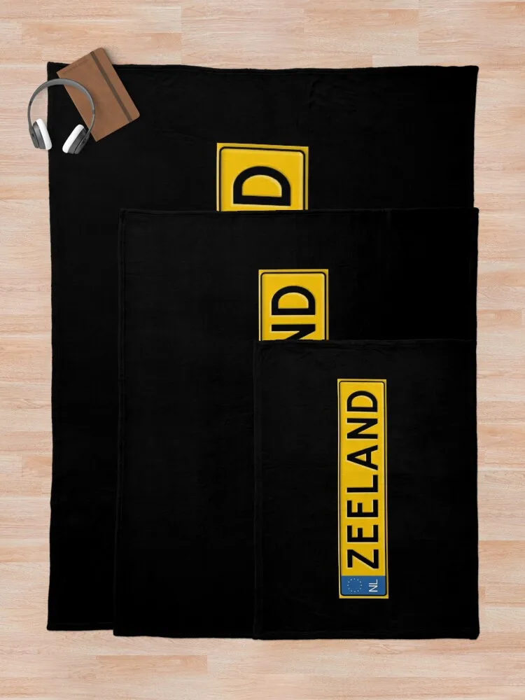 Декоративное одеяло Zeeland License Plate (Kenteken) Роскошные дизайнерские милые плед-одеяла