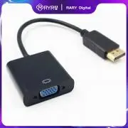 

RYRA DP To VGA Adapter Cable 1080P DisplayPort Male To VGA Female Converter Adapter For Monitor Projector DTV TV HDVD PC Laptops