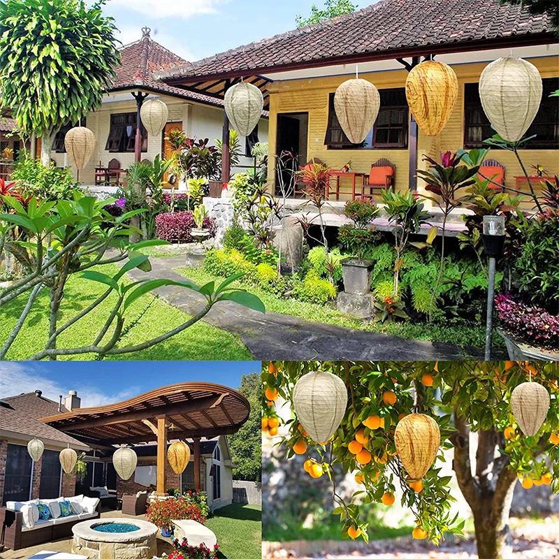 Подвесное мухобовое гнездо уличный водонепроницаемый поддельный мухобойный