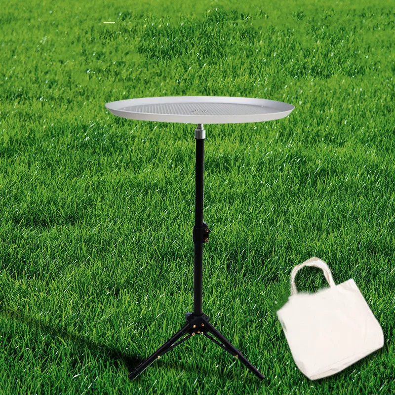 

Portable Folding Camping Table Outdoor Coffee Table With Tripod Picnic Dining Square Table Aluminum Alloy Round Table New