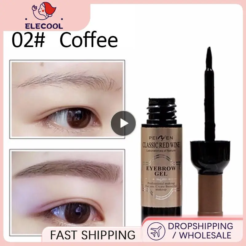 

3 Color Long-lasting Eyebrow Dye Tearing Natural 3D Eyebrow Glue Waterproof And Quick-drying Without Blooming Eyebrow Cream TSLM
