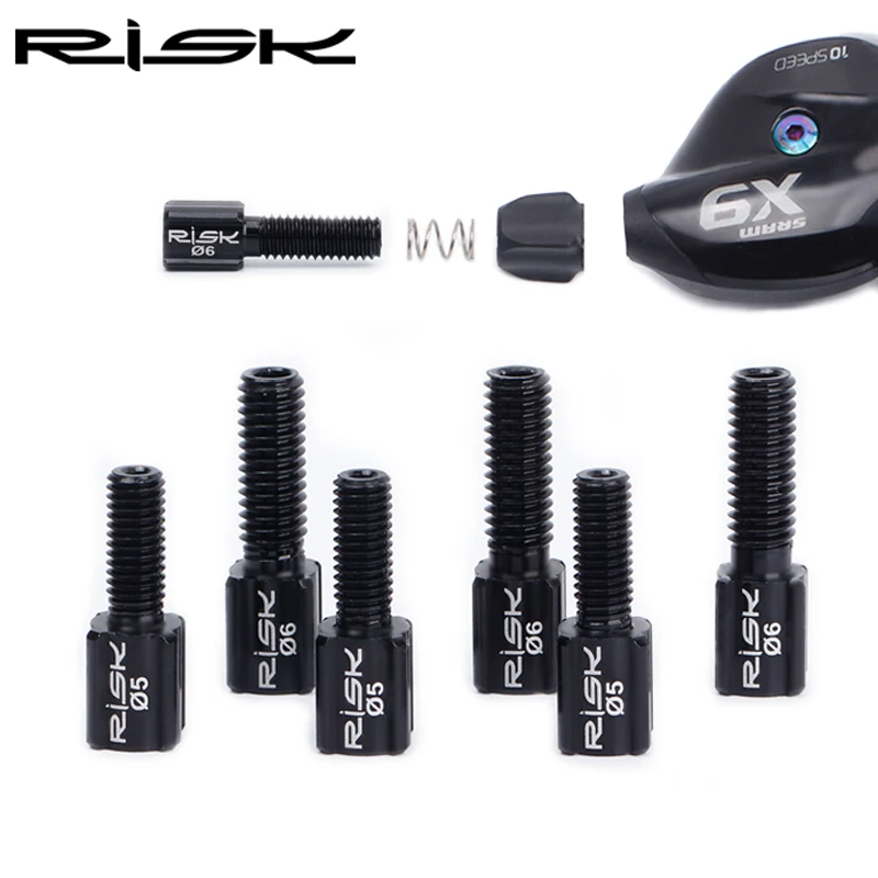 

Bicycle Thumb Shifter Adjuster Screw Bolts M5/M6 MTB Road Bike Rear Derailleur Brake Cable Line Bolt Screws Aluminium