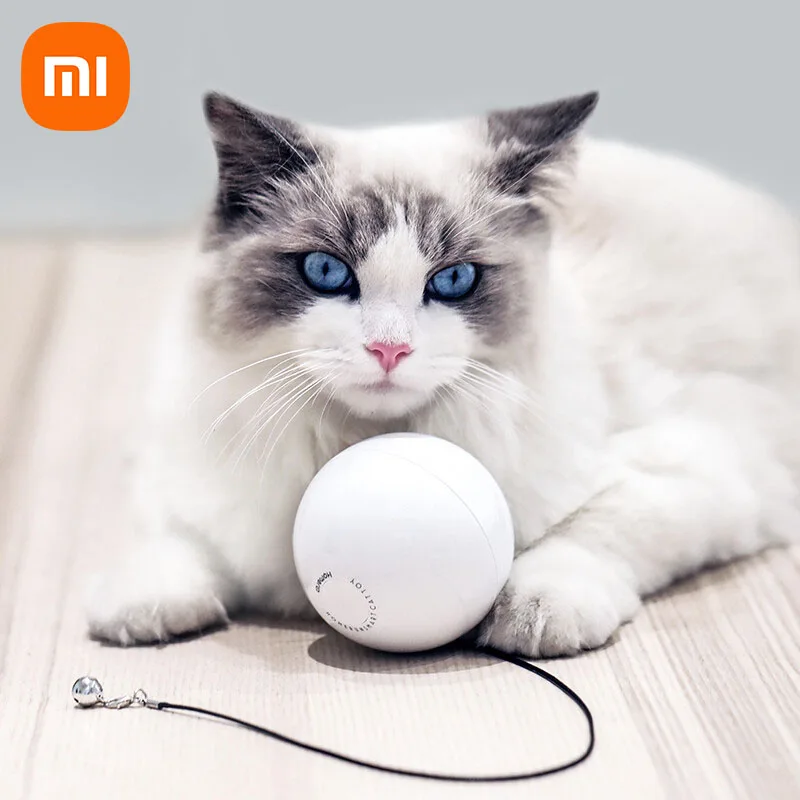 

Умная игрушка для домашних животных Xiaomi, электрическая автоматическая игрушка для кошек с шариком, интерактивные игрушки, самодвижущийся котенок, роликовые игрушки для домашних игр Youpin