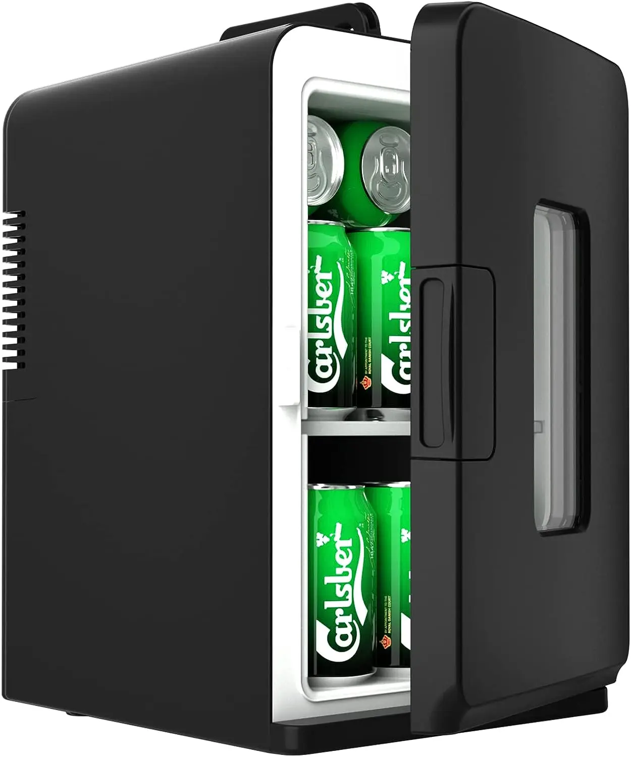 For Bedroom, 15 Liter/21 Cans Skincare Fridge 110v Ac/12v Dc Portable Thermoelectric Cooler And Warmer Small Refrige