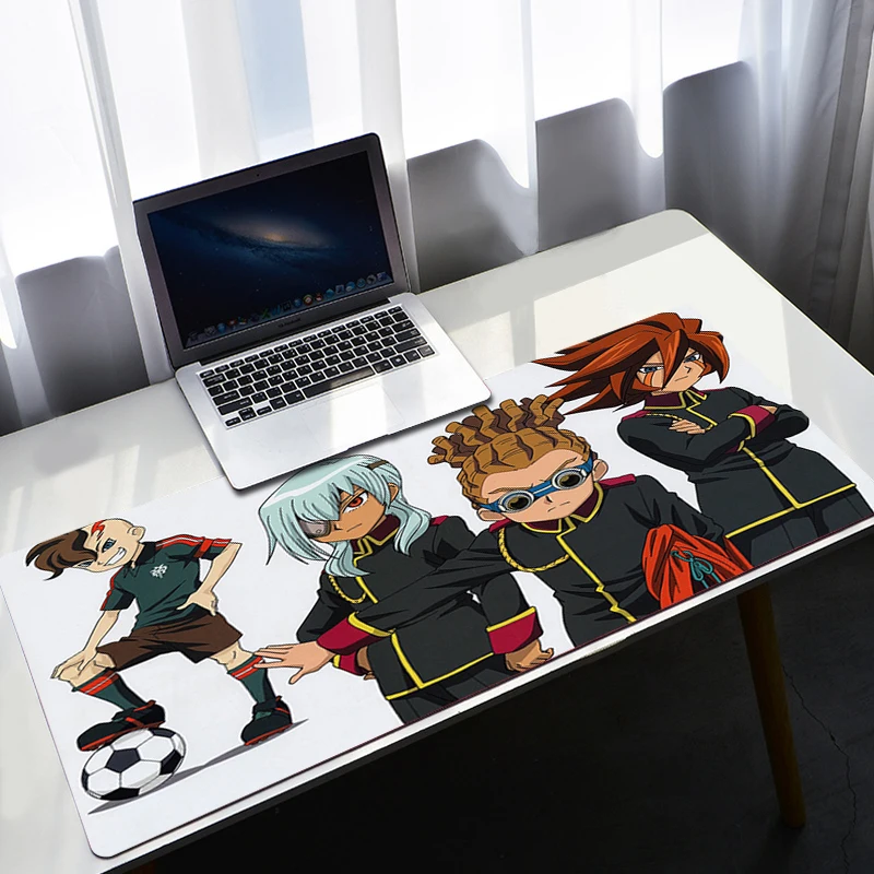 

Inazuma Eleven Anime Mouse Pad Pc Gaming Accessories Gamer Keyboard Mousepad Computer Table Mat Cabinet Mats Mause Carpet Office