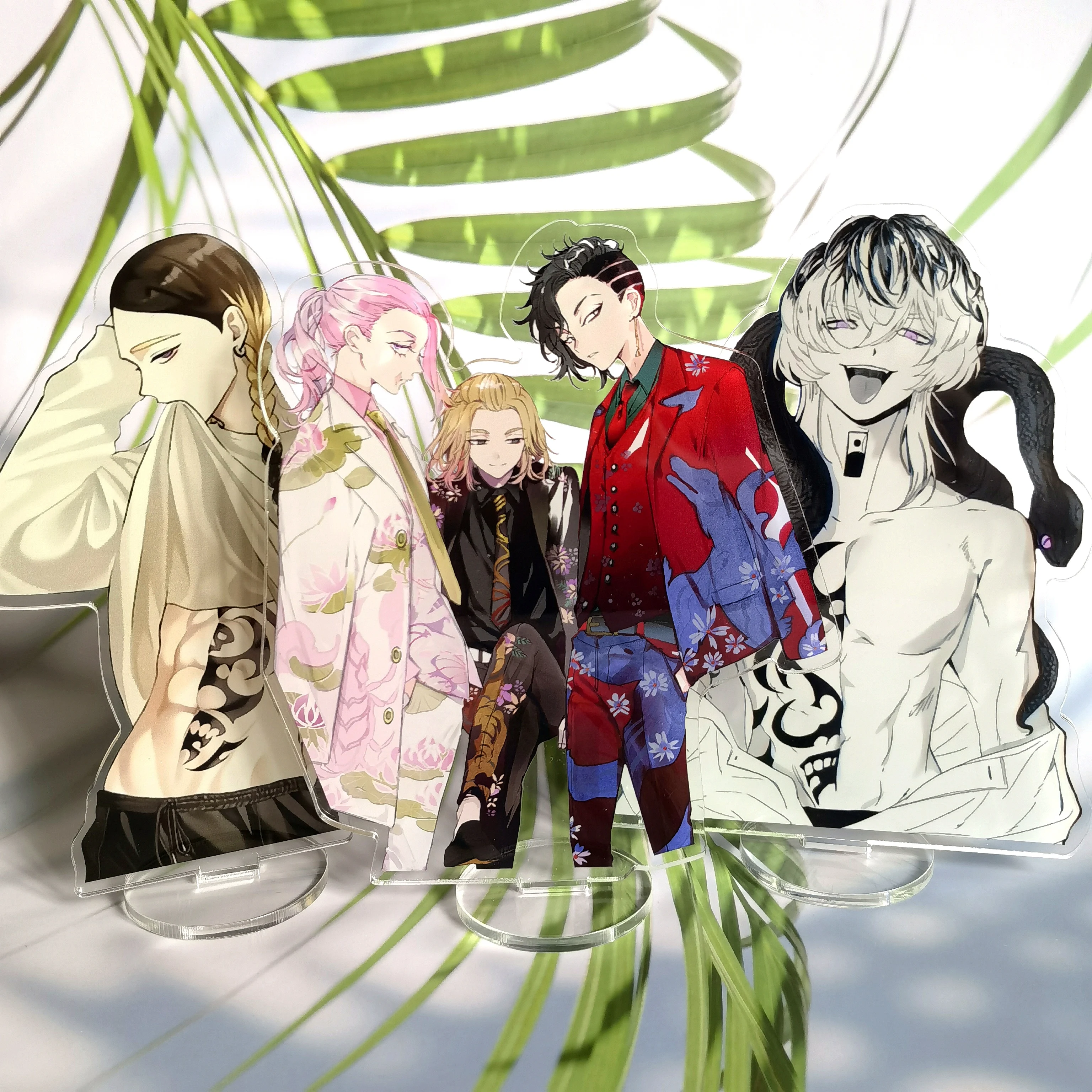 

Anime Tokyo Revengers Cosplay Acrylic Figure Stand Manjiro Sano Mikey Izana Kurokawa Hinata Atsushi Model Plate Collection Gifts