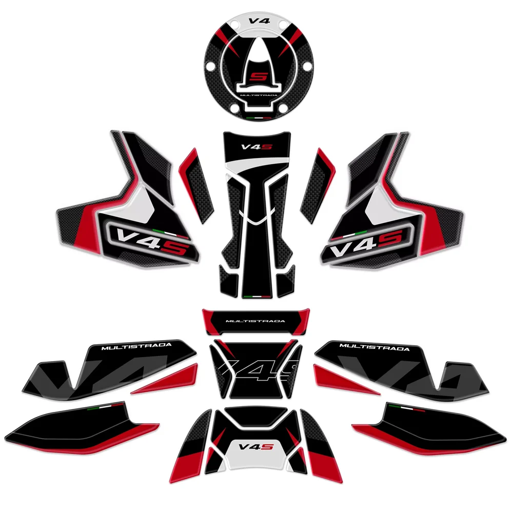 

Аксессуары для мотоциклов, водонепроницаемая защитная наклейка, 3D защитная наклейка из эпоксидной смолы для Ducati Multistrada V4 S