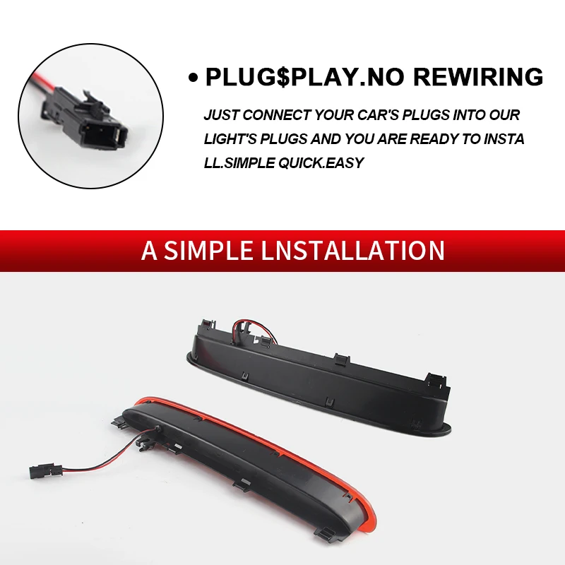 Для Opel/Vauxhall Astra J 5D хэтчбек GTC OPC 13372164 13262019 Задний 3-й стоп-сигнал Красный