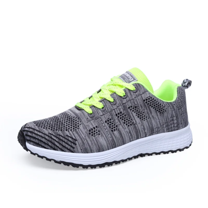 

Newly Fashion Breathable Portable Women Soft Thick Rubber Soles Net Surface Shoes Low Top Fashion Casual Outdoor Sports Shoes