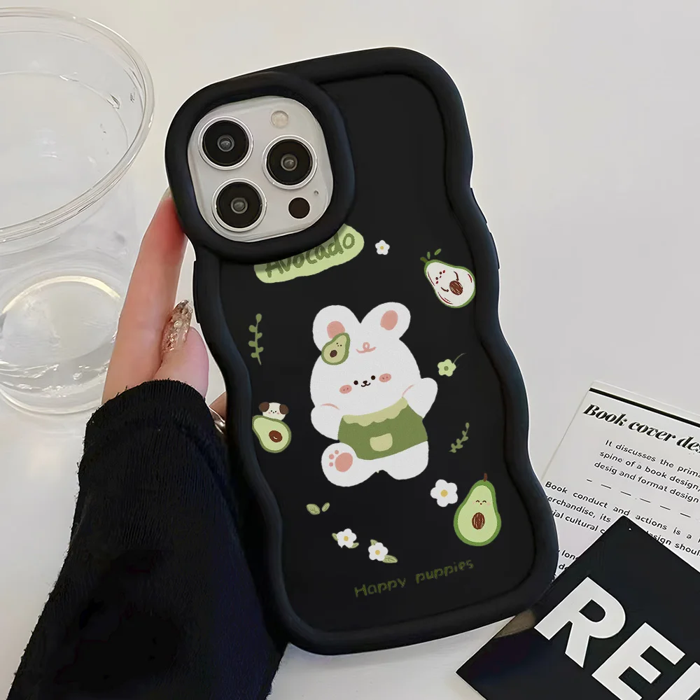 Силиконовый чехол для iPhone 11 13 14 15 12 Pro Max XR X XS 6 7 8 Plus SE 15pro 13pro с медведем кошкой