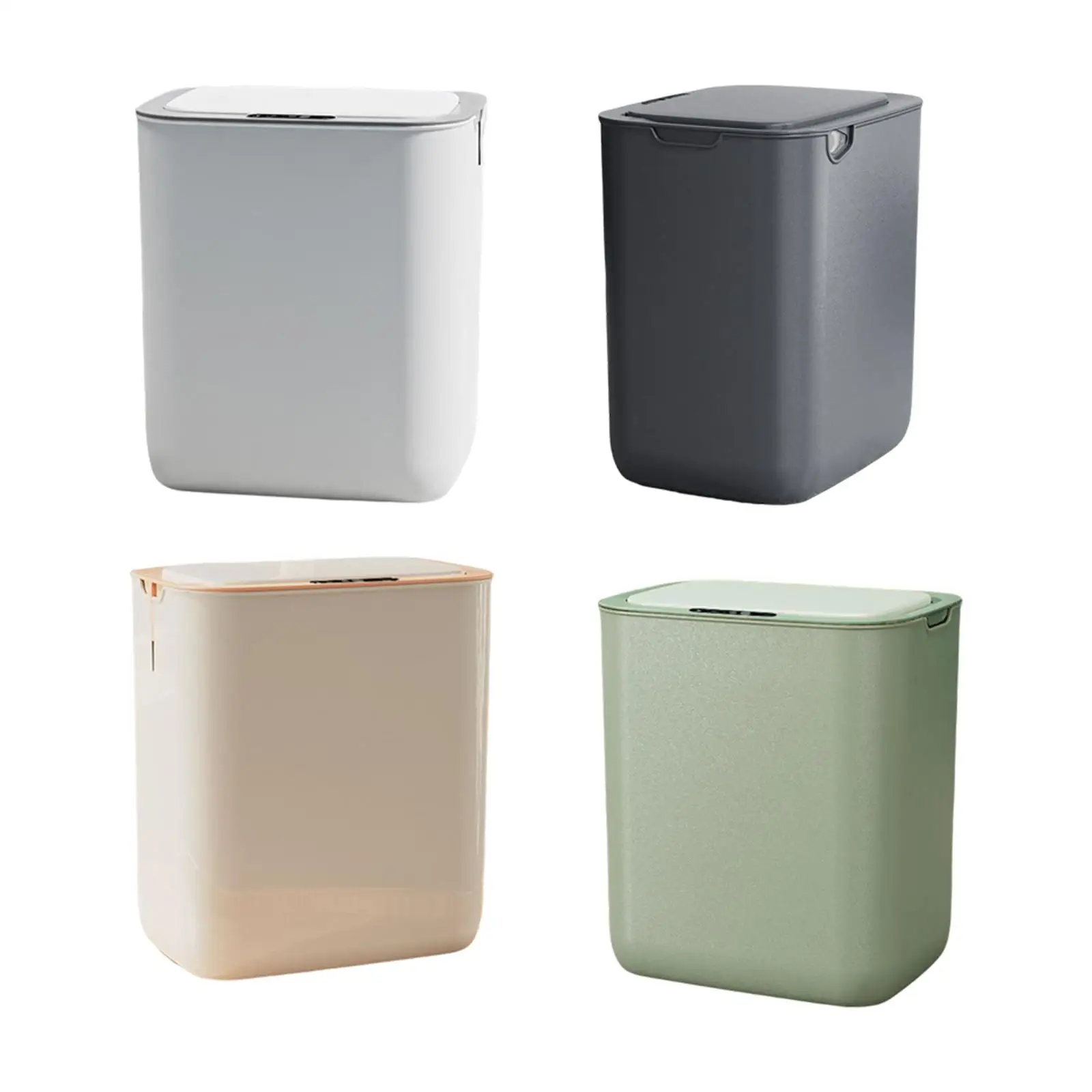 

16L Smart Induction Trash can with Lid Automatic Intelligent Sensor Dustbin Household Dustbin for Living Room Kitchen