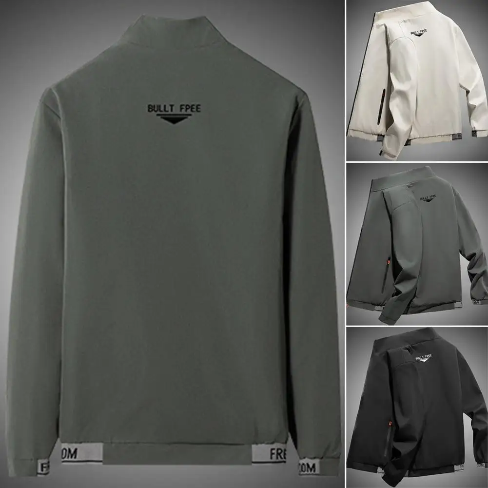 

Autumn Men's Bomber Jackets Fashion Outwear Discovery Channel Slim Fit Coats Mens Streetwear Baseball Jackets Male Clothing