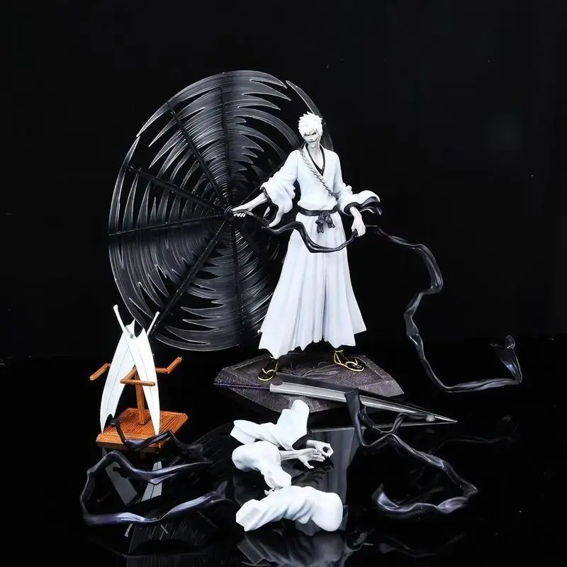 

33cm Bleach Thousand-year Blood War Kurosaki Ichigo Zangetsu Anime Action Figure Toys Doll Collection Christmas Gift No Box