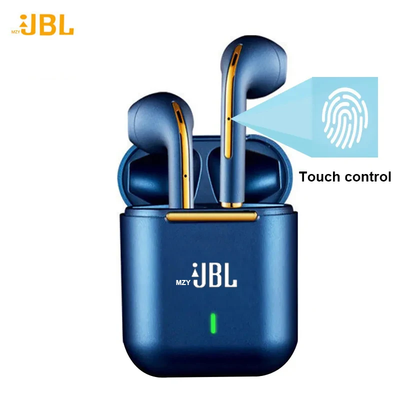 

mzyJBL In-Ear Bluetooth Headphones J18 Mini Waterproof Sports Earphones TWS Wireless Game Headset With Microphone For TV Phone