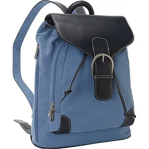 

Blue Vintage Continental Backpack