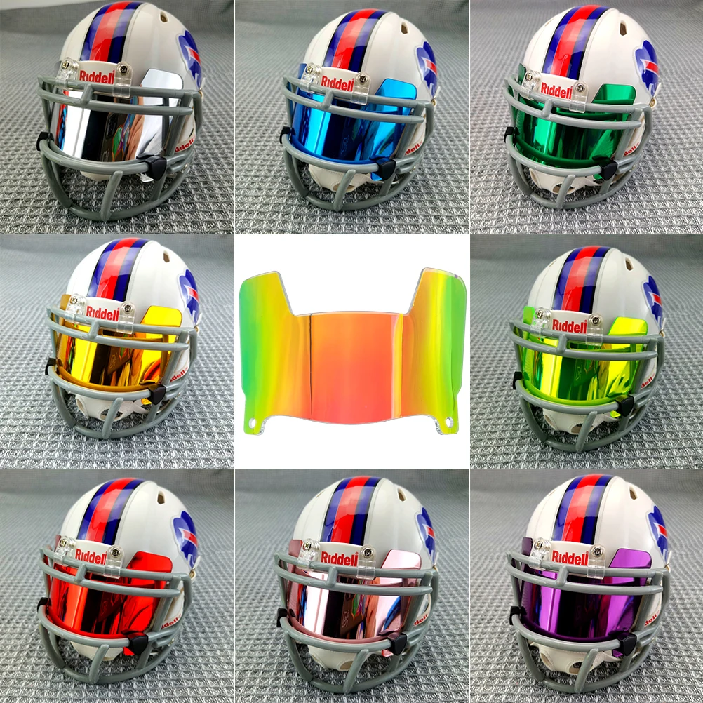 Американский шлем для мини-футбола НФЛ козырек с зажимами защитный регби