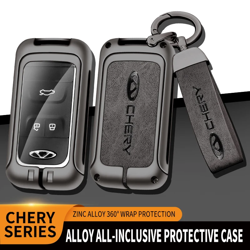 

3/4 Button Car Key Case Cover Protect For Chery Tiggo 3 5X 4 8 Glx 7 2019 2020 Arrizo For Cheri Tiggo 8 Car Key Holder Shell