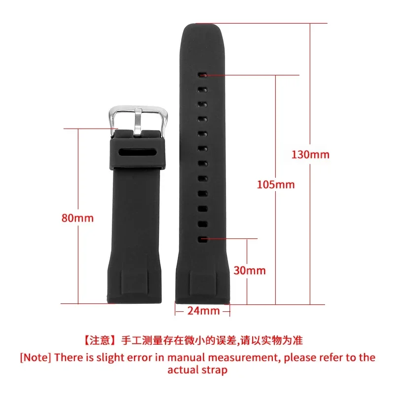 Фото Силиконовый ремешок для часов Casio 5497 24 мм, квадратный, с дышащими отверстиями, для альпинизма, влагостойкий, для моделей PRG-600YB/650, PRW-6600 №3