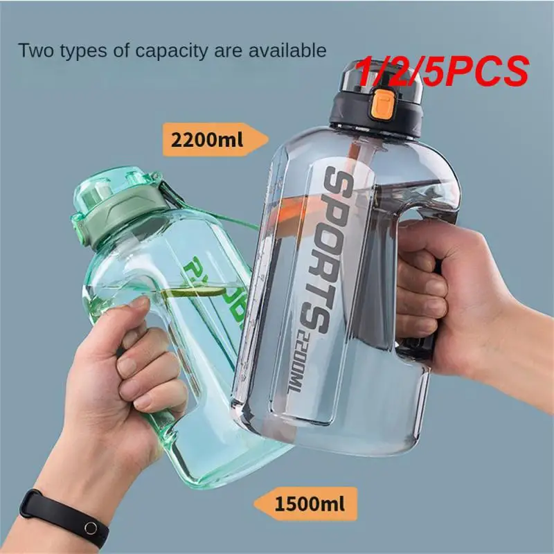 

Бутылка для воды объемом 2 литра с соломинкой, портативные дорожные бутылки большой емкости, спортивная чашка для фитнеса, без БФА