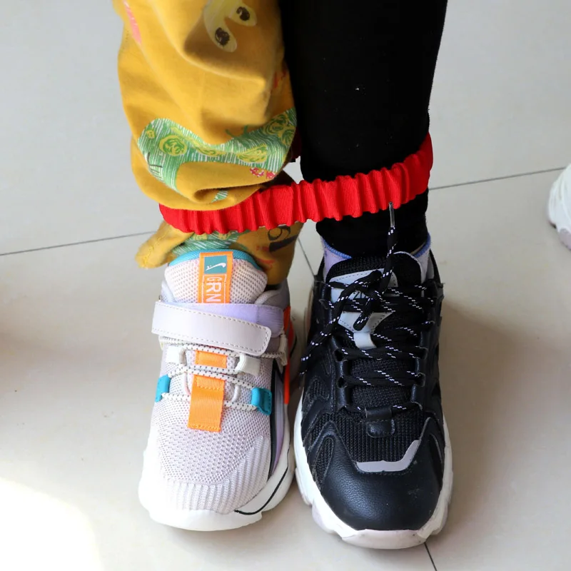 8 шт. ремешки для гонок на ногах эластичная веревка галстука реле открытом