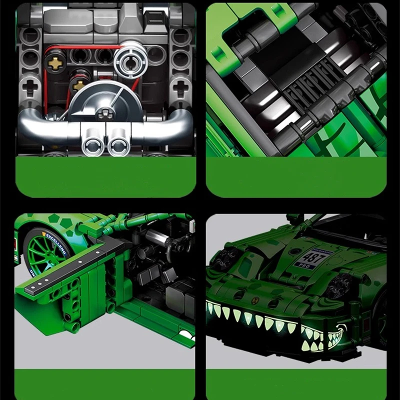 Конструктор SEMBO спортивный автомобиль гоночная модель обучающая сборка детские
