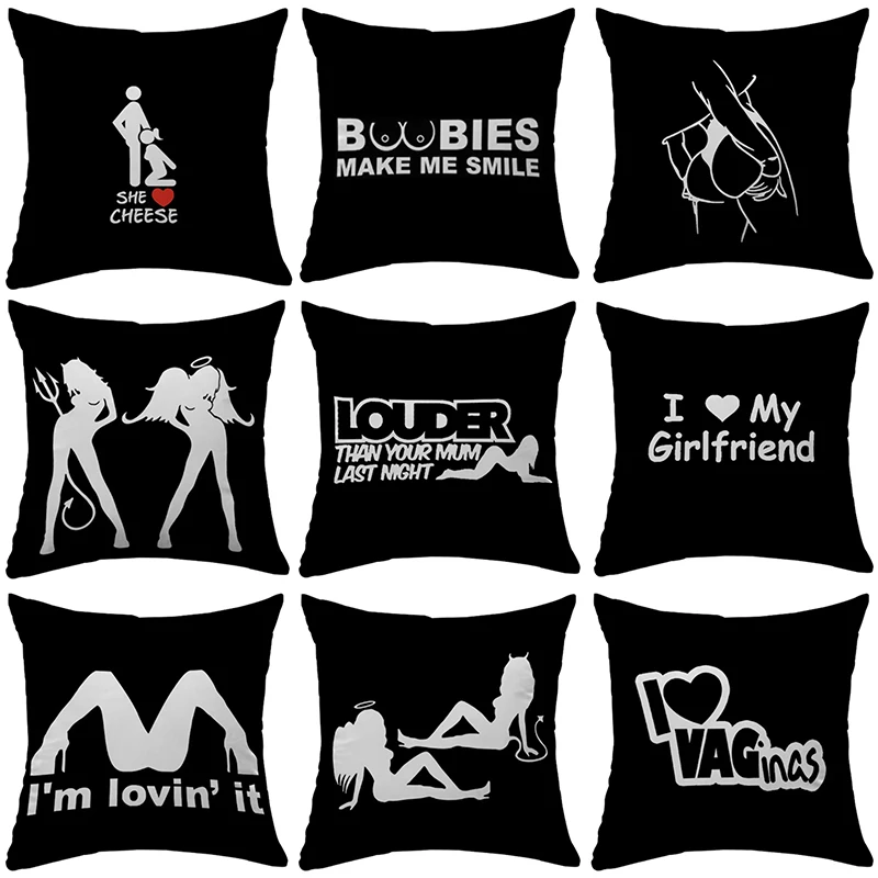 Cases Cushion Cover Sleeping Throw Pillow Case Sofa Car Bed 
