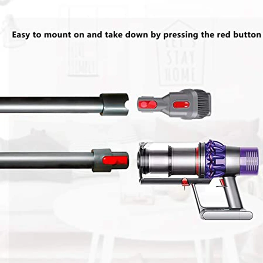 Аксессуары для пылесоса стержень Dyson V7 V8 V10 V11 металлический удлинитель с прямой