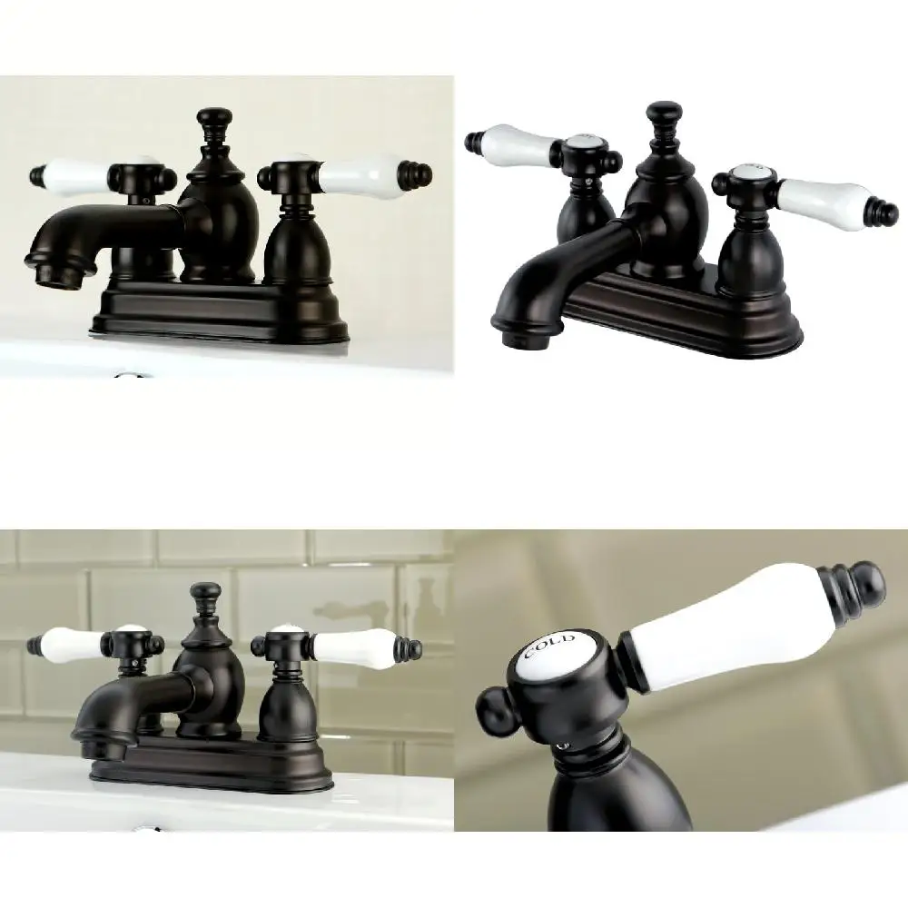 

Improvement Project Charming Oil Rubbed Bronze Finish Perfect 4" Centerset Bathroom Faucet - Ideal for Any Home Improvement Proj