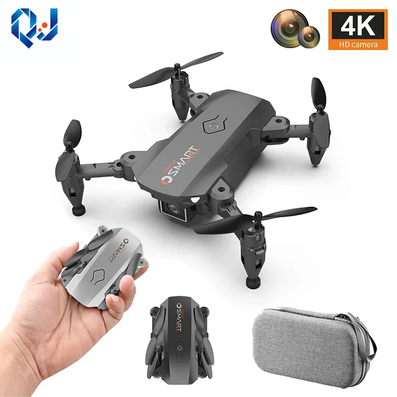 

QJ New L23 Mini Drone 4K HD Dual Camera Drones Wifi FPV Height Keep Small Foldable Quadcopter RC Dron Toy For Children Boy Gift
