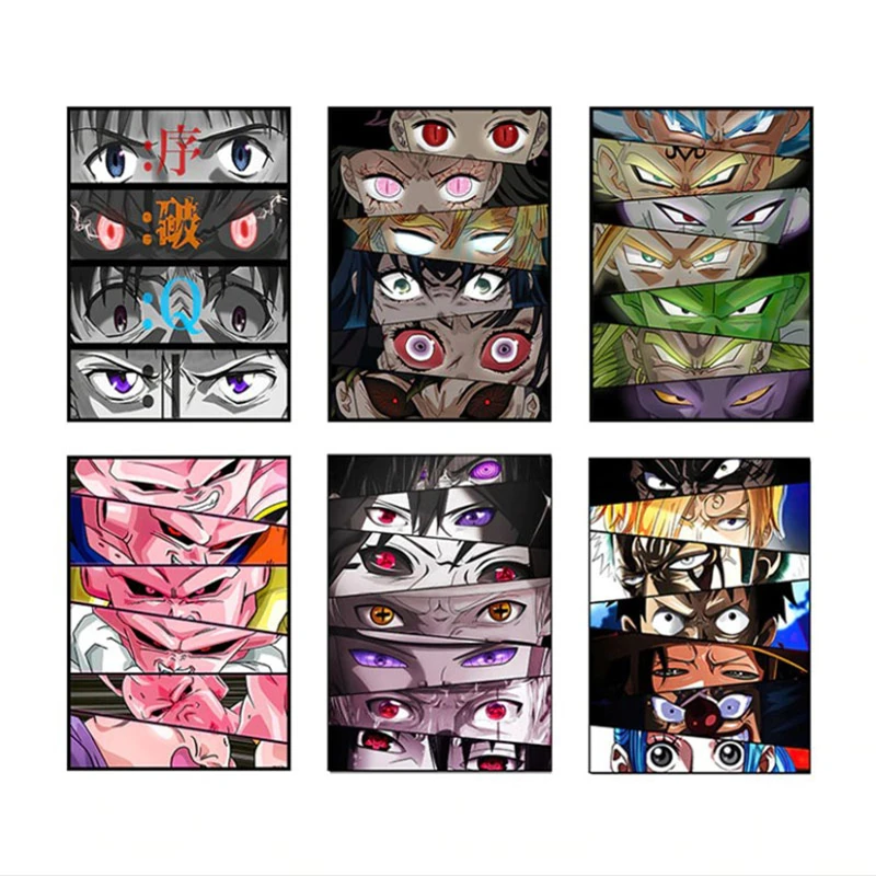 

Anime Naruto Luffy Dragon Ball Poster, Mural, Kids Bedroom Decor Home Decor Room Decor, Anime Poster