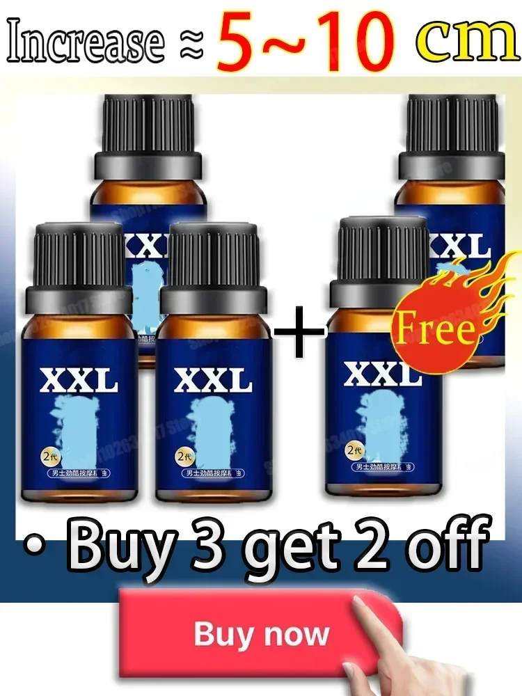 Мужское массажное масло XXL эфирное для большого роста утолщение личная гигиена